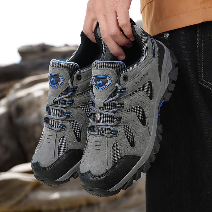 Herren nan urbaner Outdoor-Utility-Schnürschuh mit verstärkter Schutzkappe, atmungsaktiven Mesh-Einsätzen und griffiger Profilsohle Echo Archiv