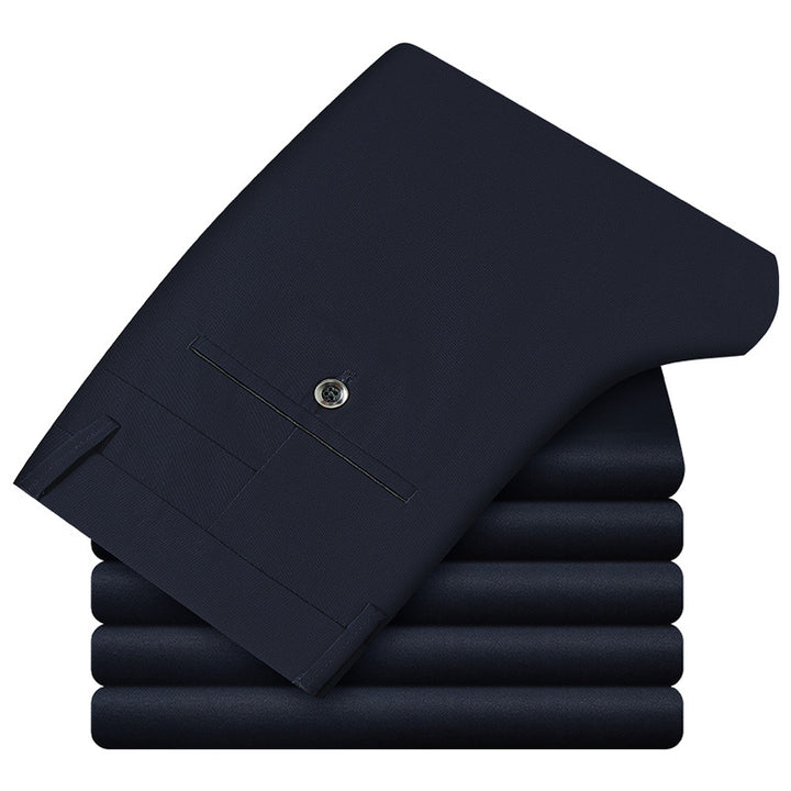 Herren elegante Slim-Fit Anzughose Echoarchiv