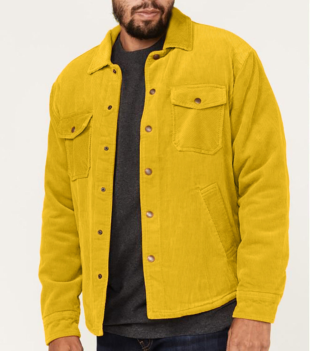 Herren Cordjacke mit praktischen Taschen und stylischem Design Echoarchiv