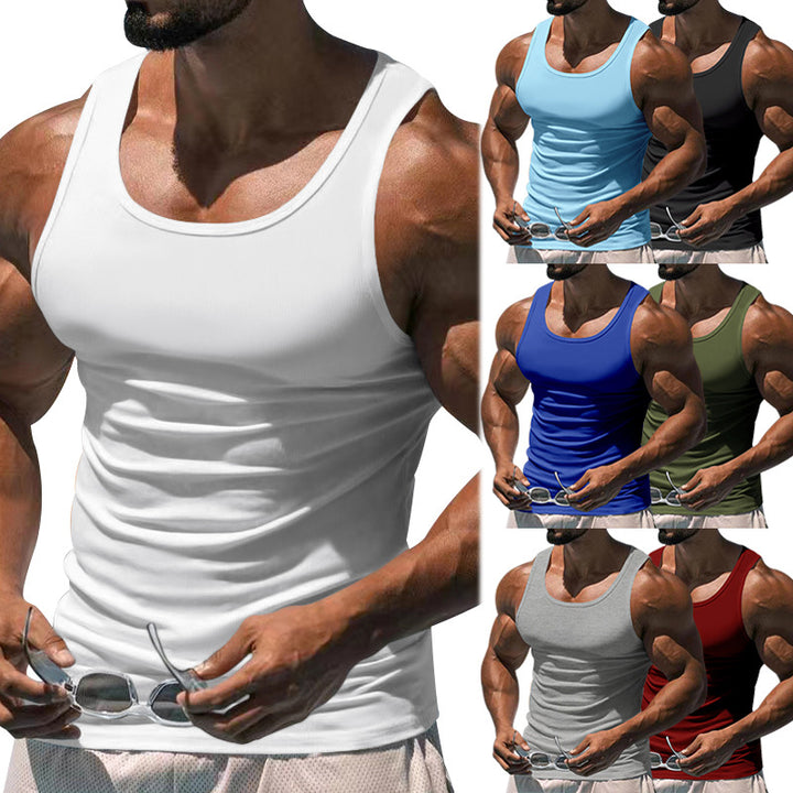 Herren Sportliches Tanktop aus atmungsaktivem Funktionsmaterial Echoarchiv