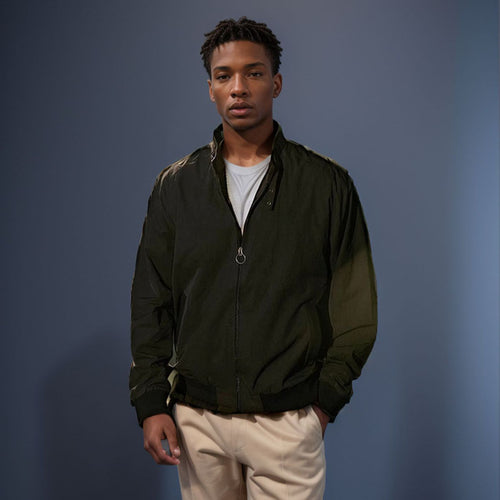 Herren vielseitige Übergangsjacke mit praktischen Taschen und modernem Stehkragen Echoarchiv