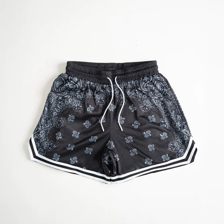 Herren Bandana Druck Sportshorts Echoarchiv