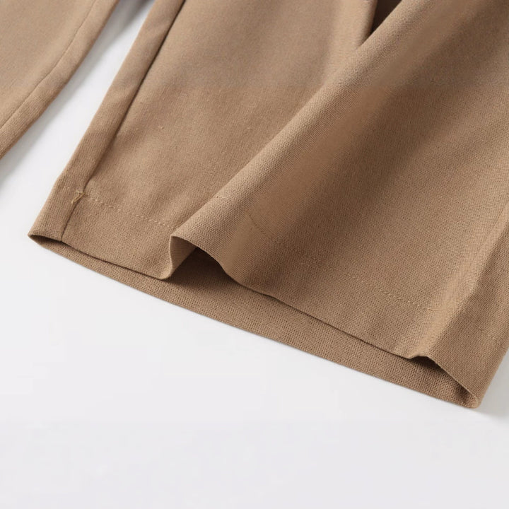 Damen Weite Culotte-Hose mit elastischem Bund und geradem Bein Echo Archiv