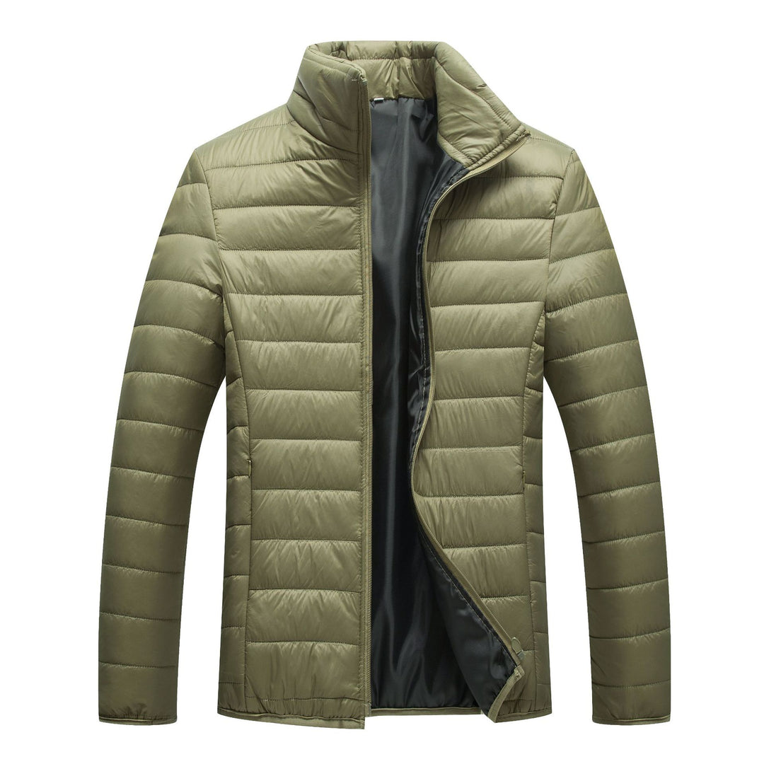 Herren Steppjacke mit hochgeschlossenem Kragen und wärmender Füllung Echoarchiv