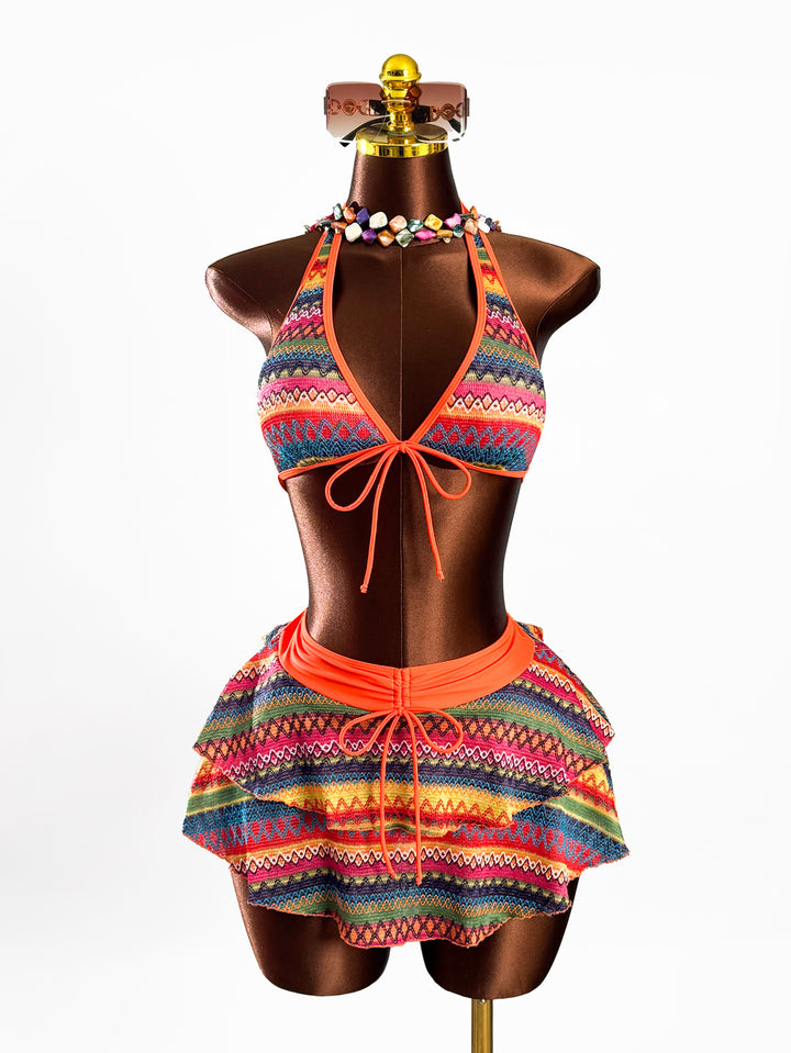 Damen Bikini mit trendigem Allover-Muster Echo Archiv