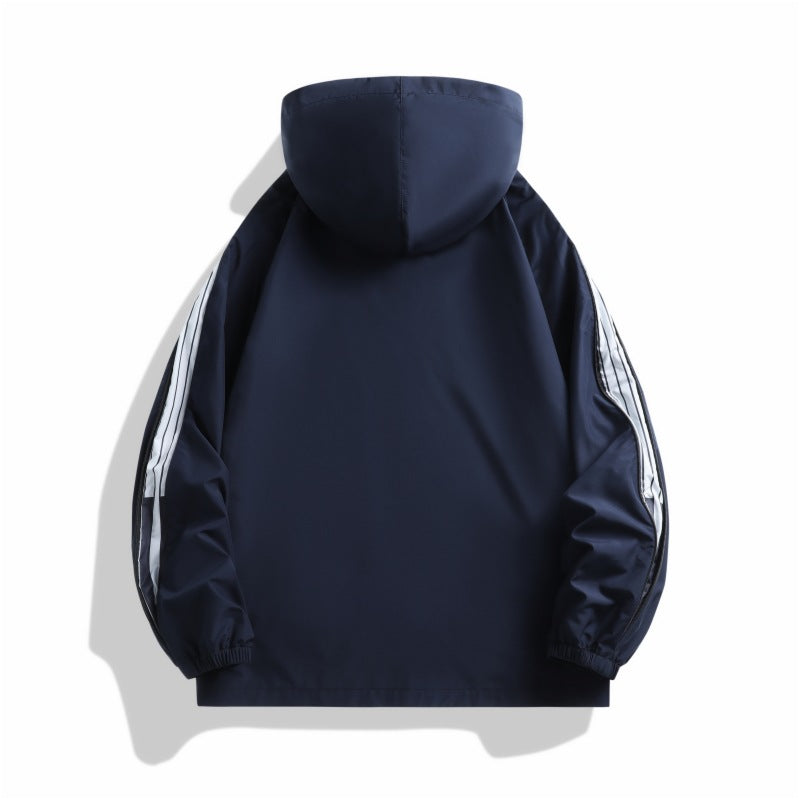Herren Sportliche Übergangsjacke mit funktionalen Reißverschlusstaschen Echoarchiv