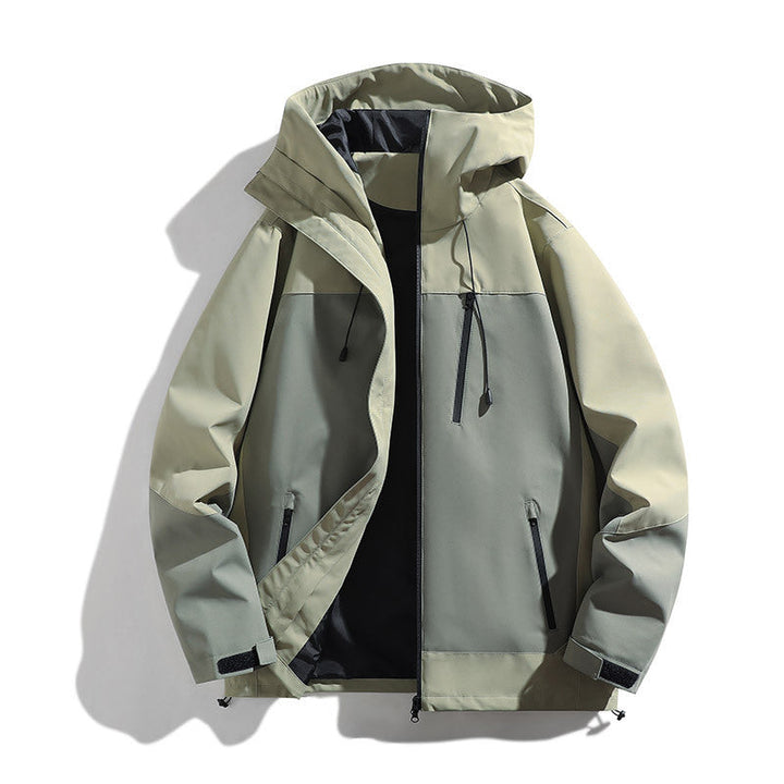Damen technische Allwetterjacke mit vielseitigem Kapuzendesign und verstellbaren Belüftungsöffnungen Echoarchiv