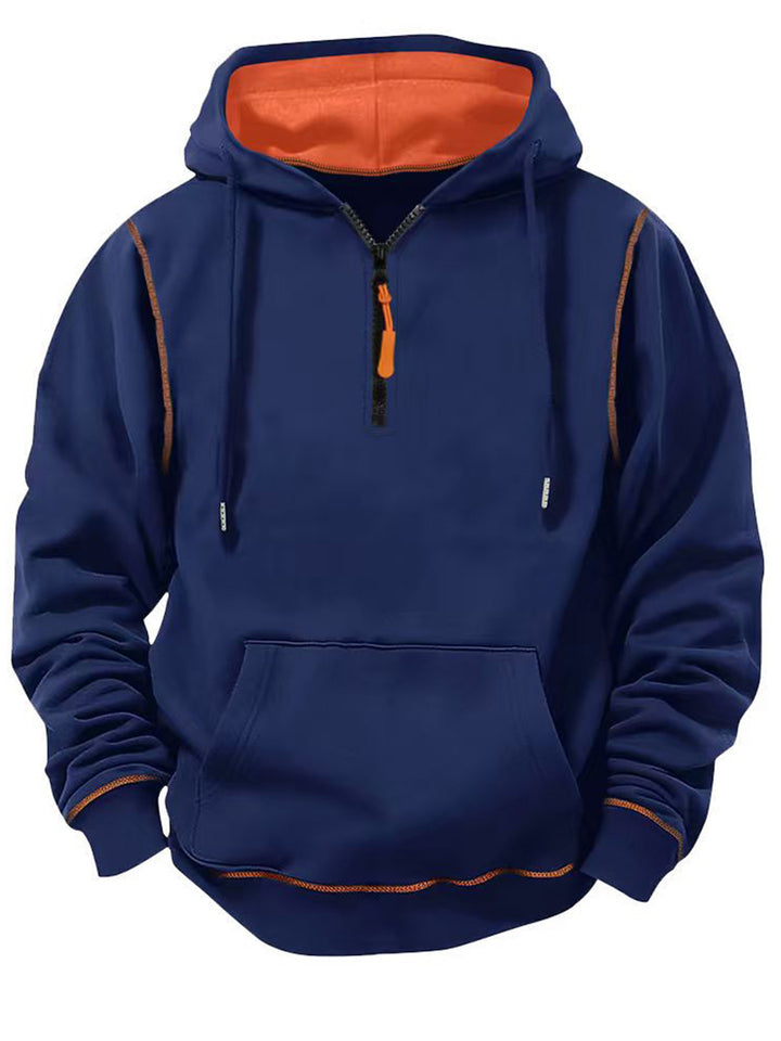 Herren Sportliche Kapuzenjacke mit Reißverschluss Echo Archiv