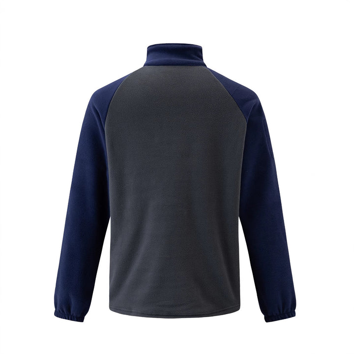 Herren Fleece-Pullover mit halbem Reißverschluss und praktischen Taschen Echoarchiv