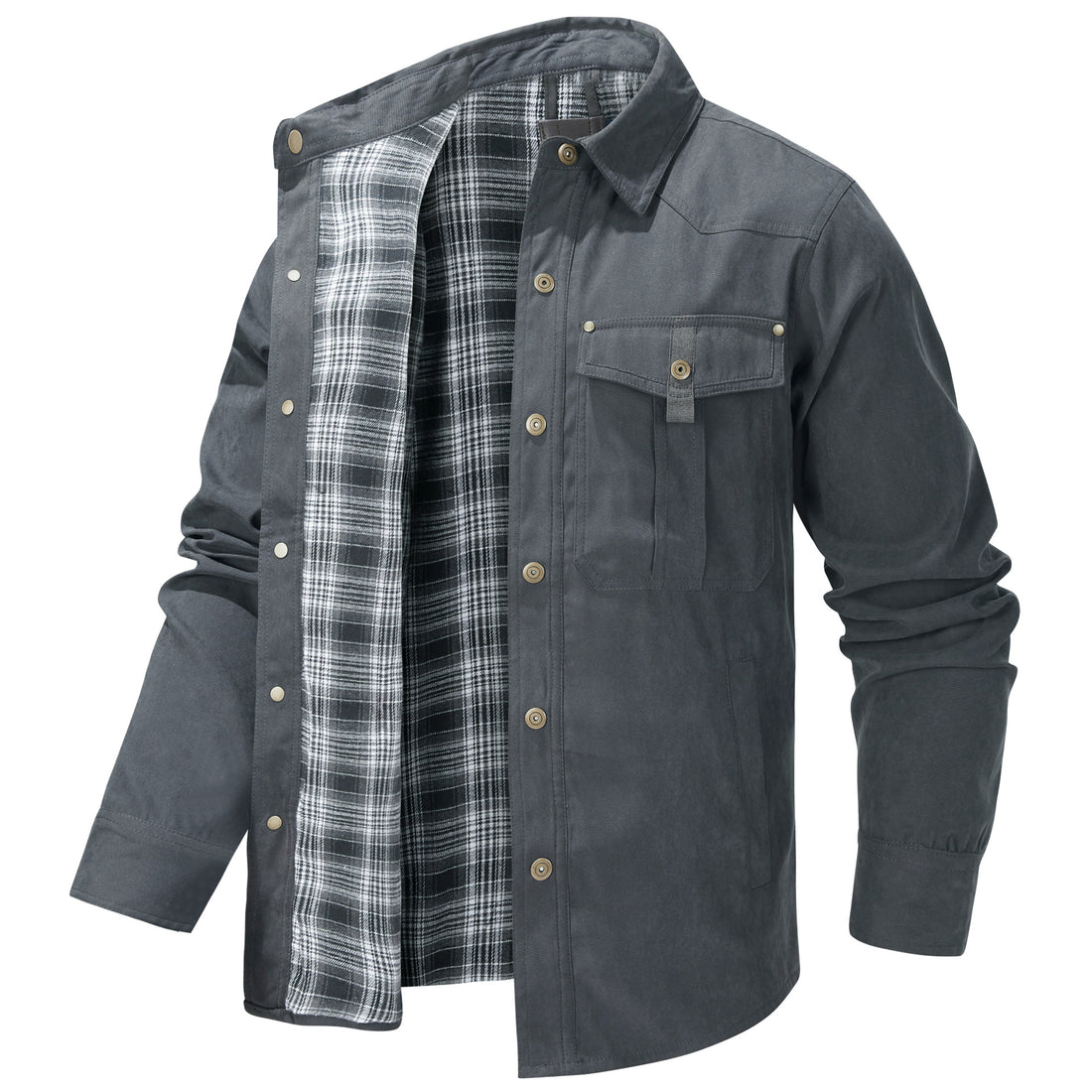 Herren Flanell gefütterte Arbeitsjacke – Taviero
