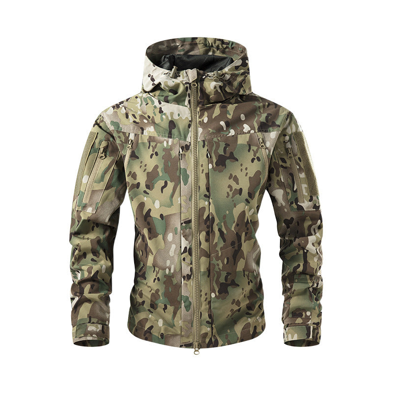 Herren technische Outdoorjacke mit atmungsaktiver Membran Echoarchiv