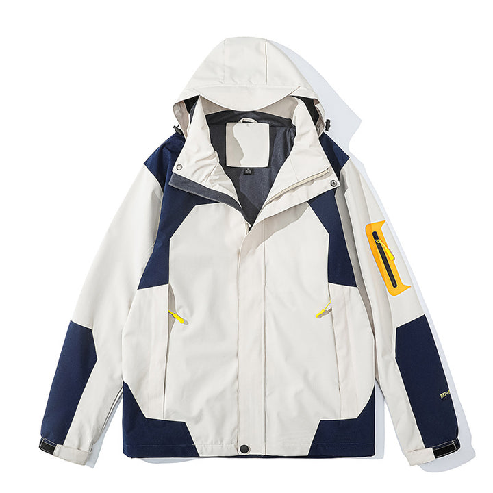 Herren leichte Softshell-Kapuzenjacke mit Fleece-Innenlage und Ärmeltasche Echoarchiv