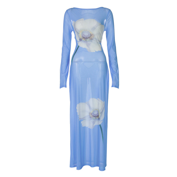 Damen Maxikleid mit floralen Mustern Echo Archiv