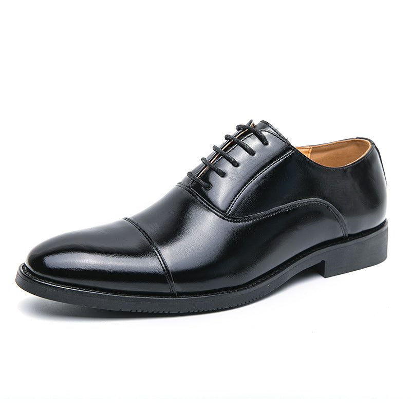 Herren klassische Oxford-Lederhalbschuhe mit Kappnaht, gepolstertem Lederfutter und rutschfester Gummisohle Echo Archiv