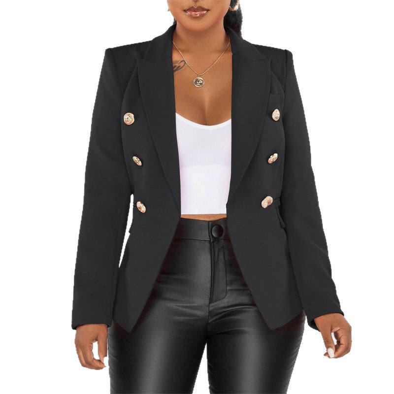 Damen Modischer Doppelt Gepknöpfter Blazer Echo Archiv