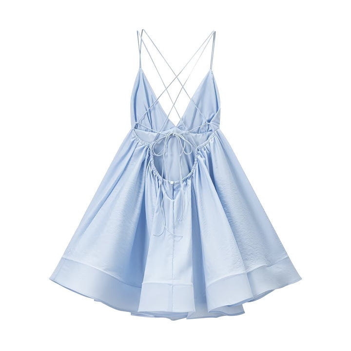 Damen Maxikleid mit geflochtenem Rückenausschnitt Echo Archiv