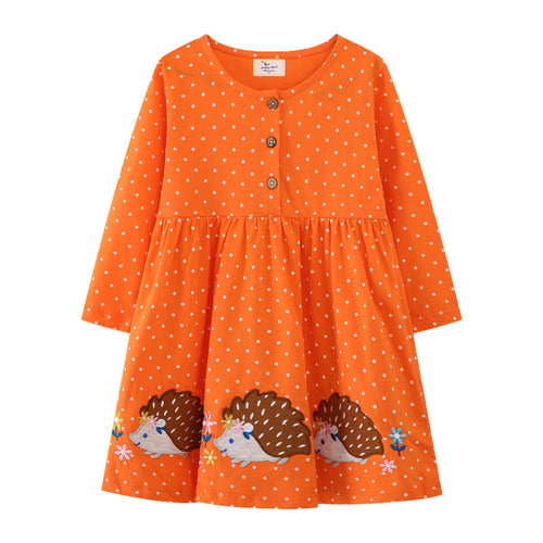 Kleines Mädchen Langarmkleid Echo Archiv