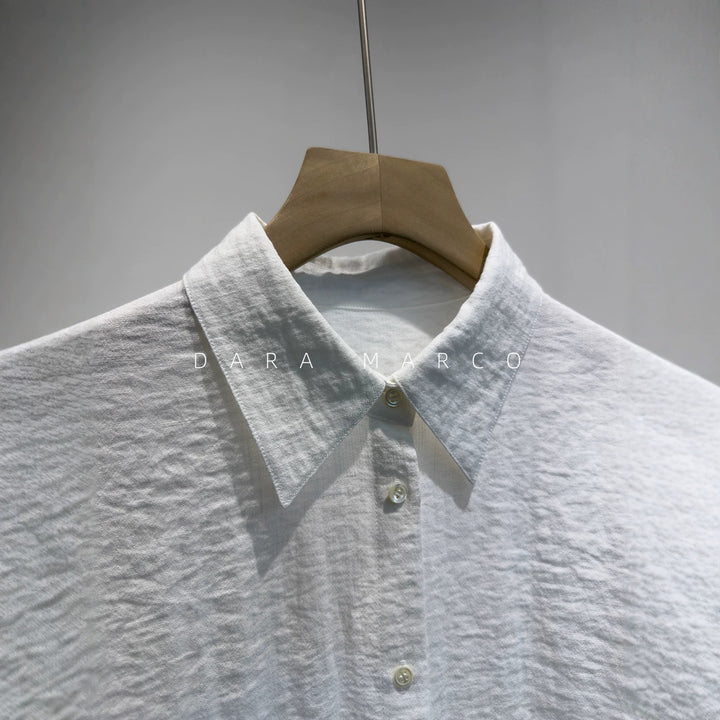 Damen Klassisches Button-Up Shirt Echoarchiv