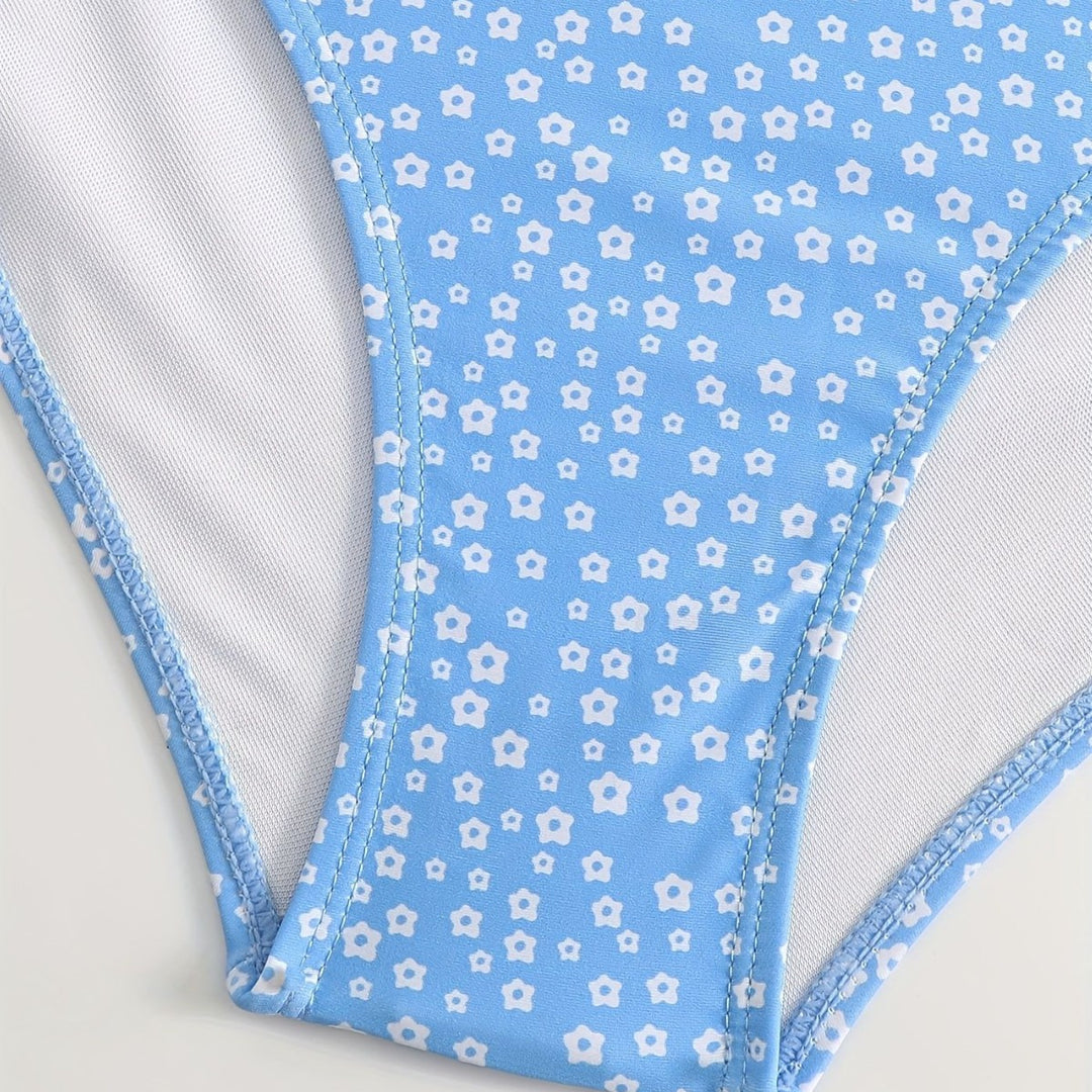 Damen Hochgeschnittener Bikini mit verspieltem Punktedesign Echo Archiv