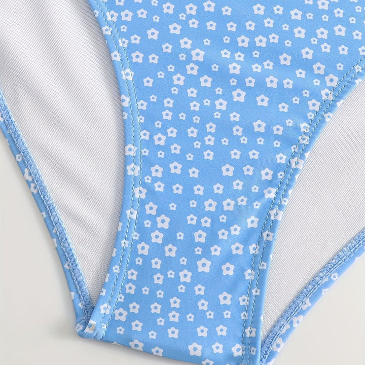 Damen Hochgeschnittener Bikini mit verspieltem Punktedesign Echo Archiv