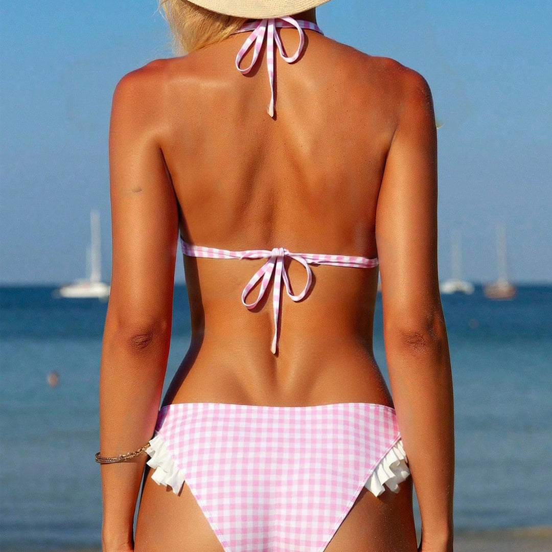 Damen Triangel-Bikini mit Rüschen Echo Archiv