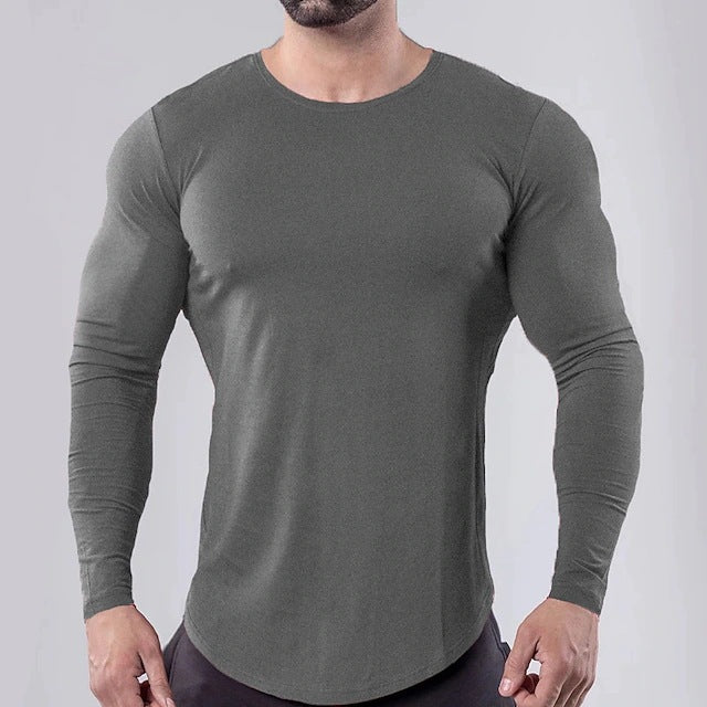 Herren langärmliges Fitnessshirt Echoarchiv