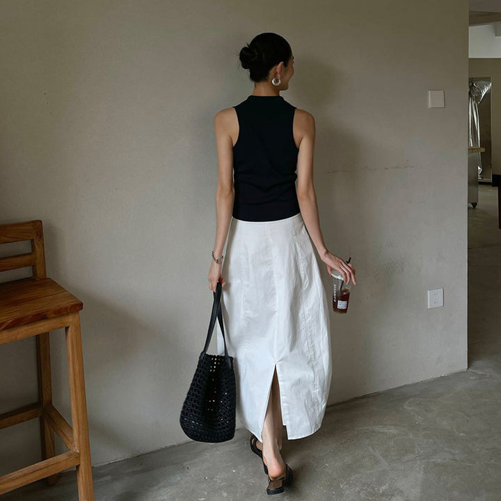 Damen Elegante und luftige Maxirock Echoarchiv