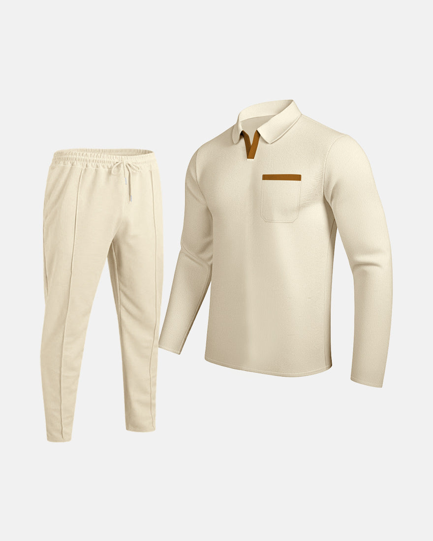 Herren Kombi-Outfit mit Poloshirt und Jogginghose Echoarchiv
