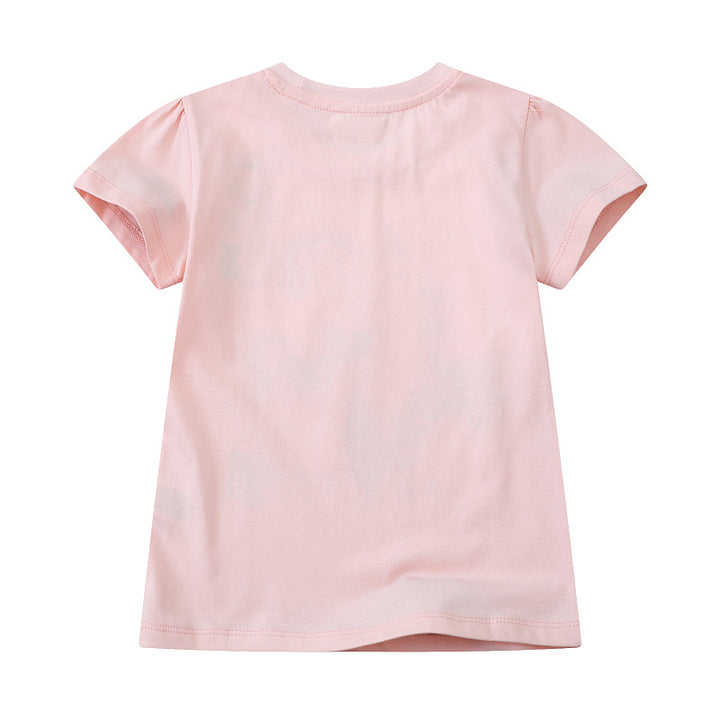 Mädchen T-Shirt mit buntem Einhornmotiv Echo Archiv