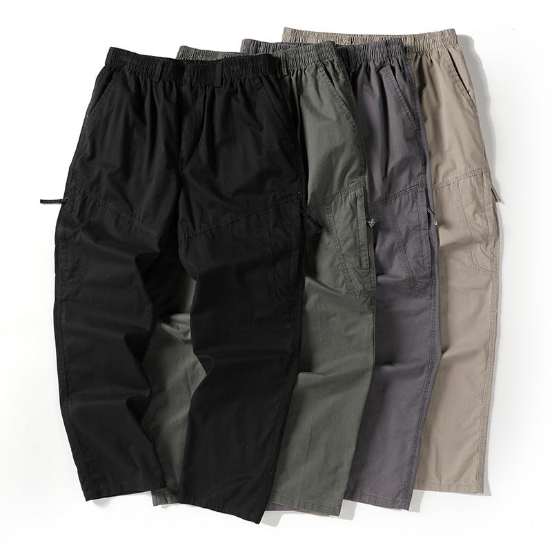 Herren Weite Utility-Cargohose mit geradem Bein, Mehrfachtaschen & lockerer Passform Echo Archiv