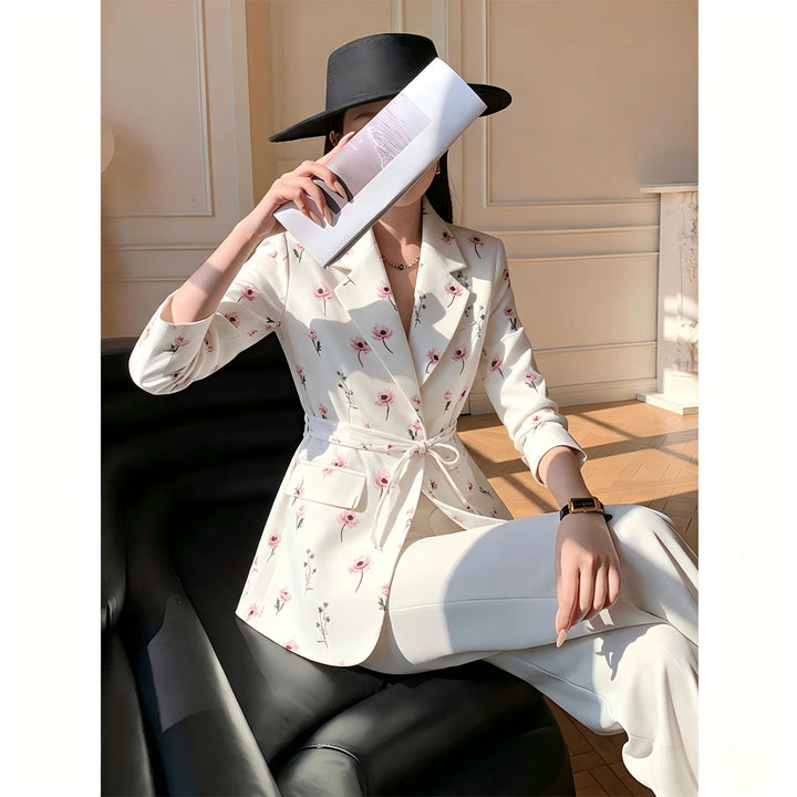 Damen Blazer mit floralem Muster Echo Archiv
