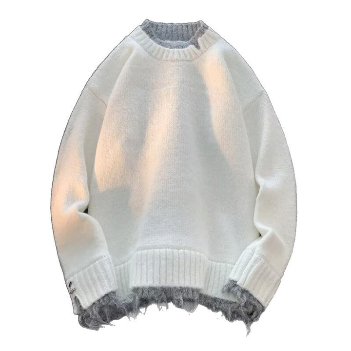 Damen Kuscheliger Oversized Pullover mit raffiniertem Schnitt Echoarchiv