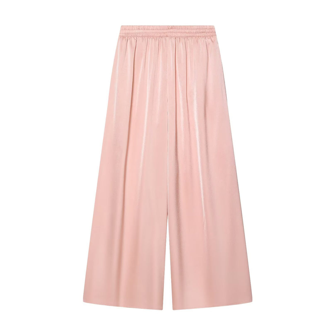 Damenweite Culotte mit elastischem Bund und fließendem Stoff – Avélisse