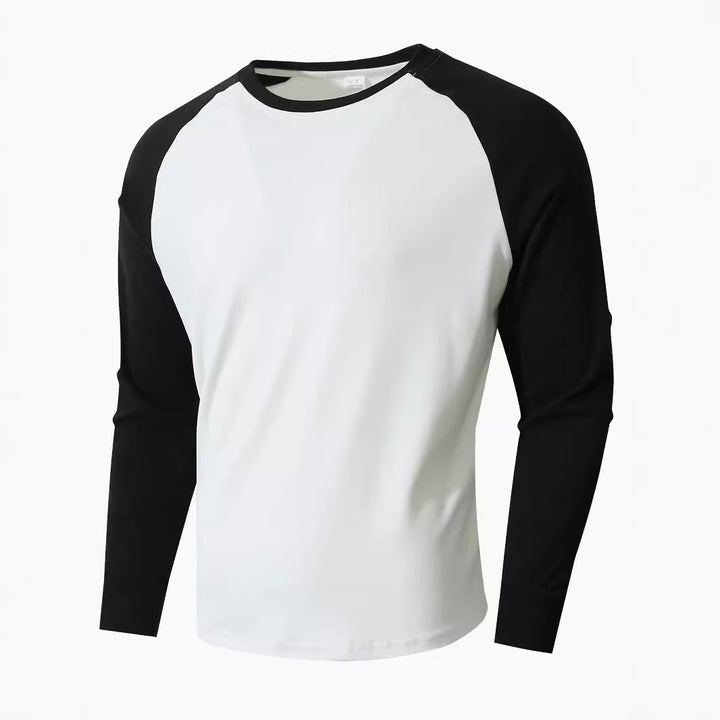 Herren Sportliches Langarmshirt mit Raglanärmeln Echoarchiv