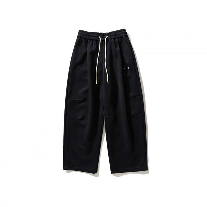 Unisex Weite Relaxed-Jogginghose aus French-Terry mit hohem Elastikbund und Kordelzug Echo Archiv