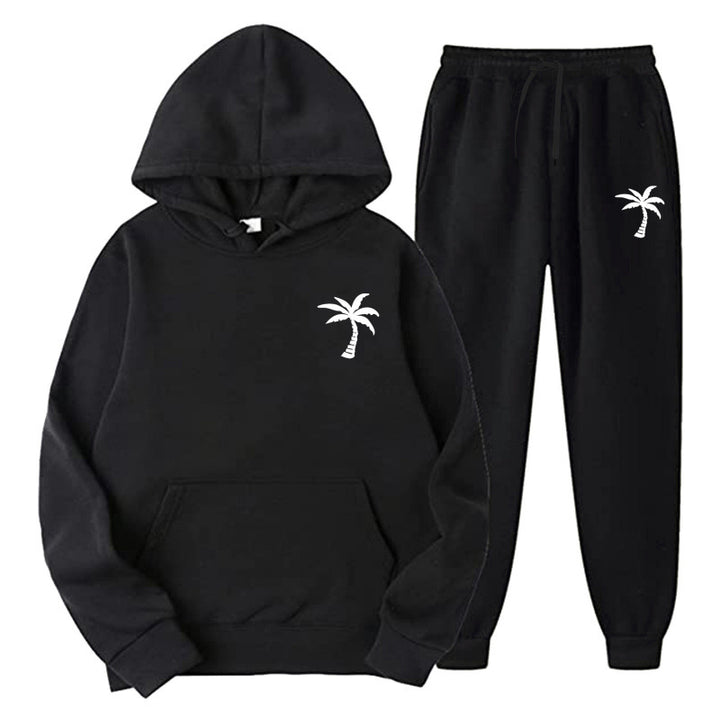 Damen Bequemer Hoodie und Jogginghose Set Echoarchiv