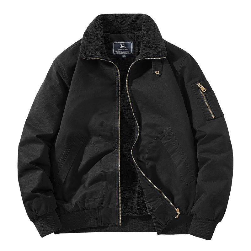 Herren Urbaner Blousonjacke mit Teddyfutter Echo Archiv