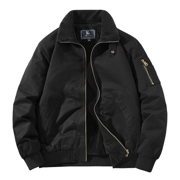 Herren Urbaner Blousonjacke mit Teddyfutter Echo Archiv