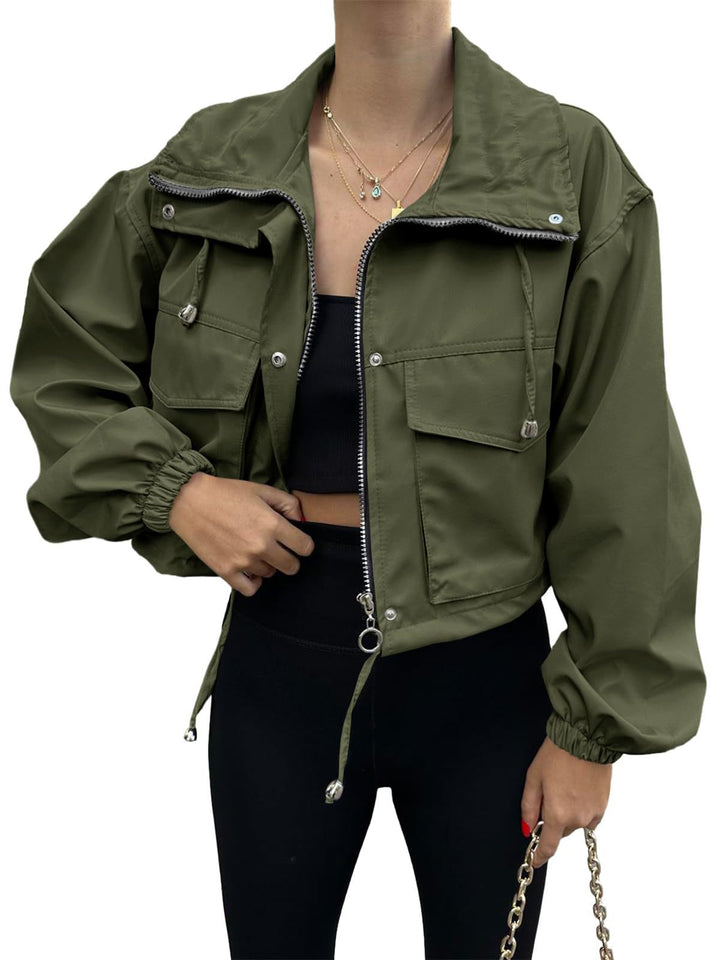 Damen Modische und sportliche Kurzjacke – Célinea