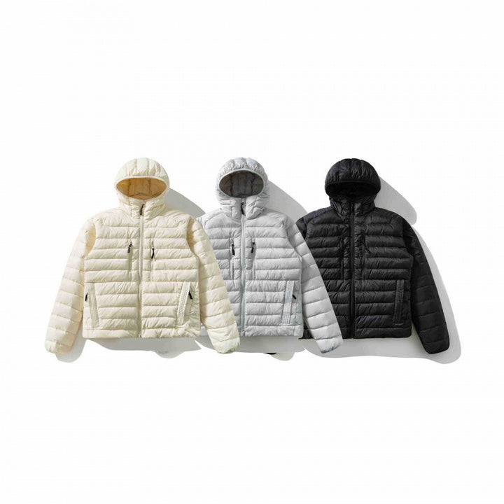 Damen Ultraleichte Steppjacke mit Kapuze, Daunenoptik und winddichter Außenhülle Echo Archiv