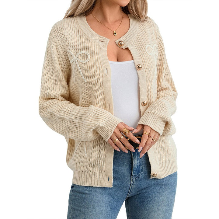 Damen Weicher Strickcardigan mit Knopfdetails Echo Archiv