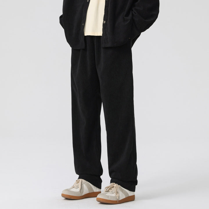 Damen Cordhose mit weitem Bein, elastischem Bund und Kordelzug Echo Archiv