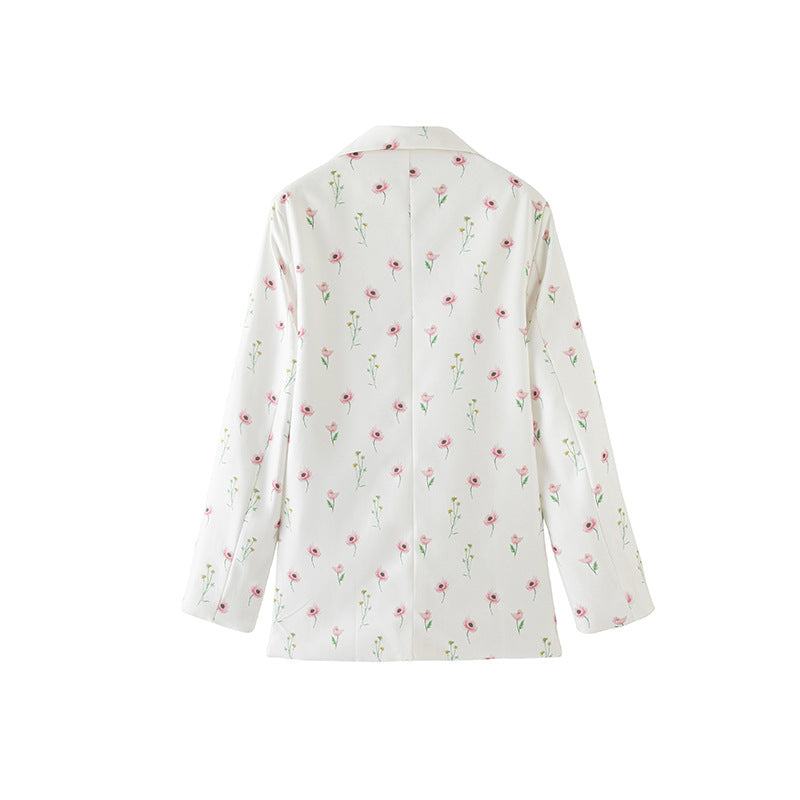 Damen Blazer mit floralem Muster Echo Archiv