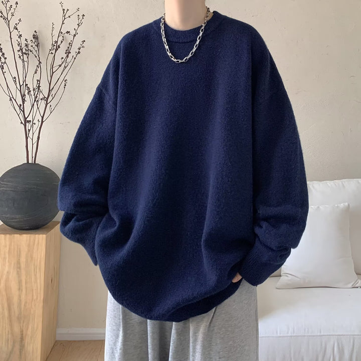 Damen Bequemer Oversize-Pullover Echoarchiv