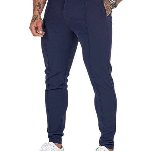 Herren Slim-Fit Anzughose mit eleganten Details Echoarchiv