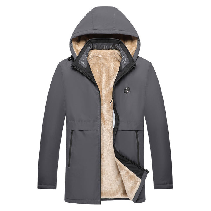 Herren Sportliche Übergangsjacke mit abnehmbarer Kapuze – Taviero
