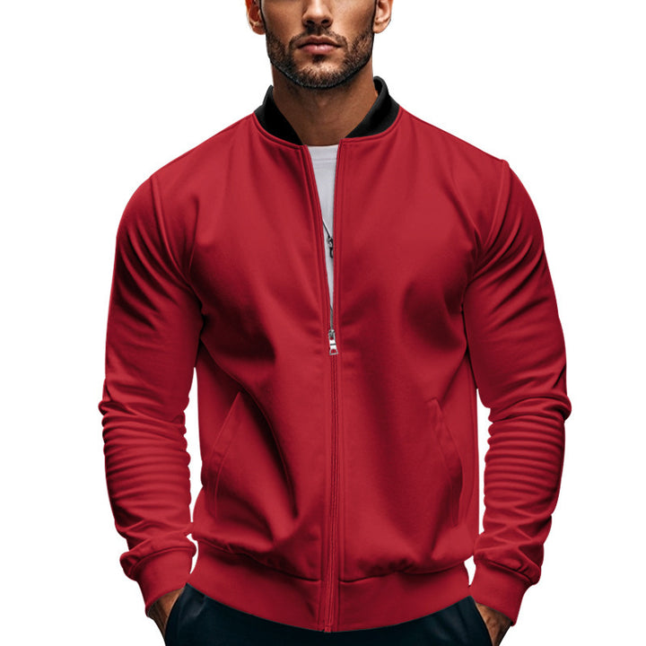 Herren sportliche Bomberjacke mit praktischen Taschen Echoarchiv
