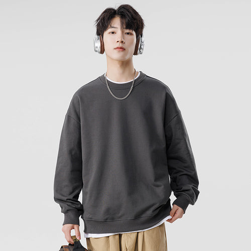 Unisex Oversize‑Sweatshirt mit Rundhalsausschnitt, gebürstetem Innenfutter und gerippten Abschlüssen Echo Archiv
