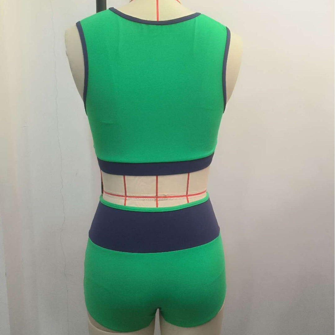 Damen Sportliches Bikini-Set mit hoch geschnittenem Höschen Echo Archiv