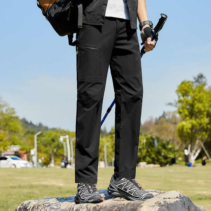 Herren Technische Trekkinghose mit Stretch wasserabweisender Oberfläche und Cargo-Taschen Echo Archiv